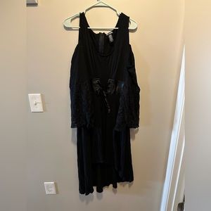 Black zip up hot topic dress